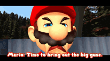 Smg4 Mario GIF - Smg4 Mario Time To Bring Out The Big Guns GIFs