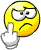 Fuck You Angry Sticker - Fuck You Angry Middle Finger Stickers