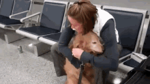 Reunions Are Great GIF - Solider Dog Crying GIFs