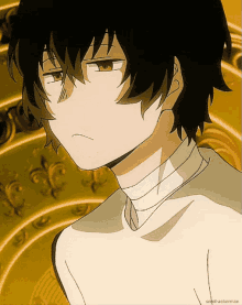 a drawing of a boy with a bandage around his neck has the hashtag smajl-ackerman on the bottom right
