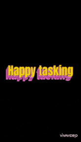 a snake with the words happy tasking nanda malaya written on it