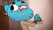the amazing world of gumball watterson punch punching hit