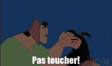 Kuzco Pas Toucher GIF - Kuzco Pas Toucher Lama GIFs