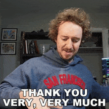 Thank You Very Very Much Peter Deligdisch GIF - Thank You Very Very Much Peter Deligdisch Peter Draws GIFs