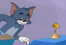 Tom And Jerry Chick GIF - Tom And Jerry Chick Feed GIFs