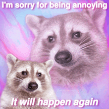 Sorry Annoying Trash Panda GIF - Sorry Annoying Trash Panda GIFs