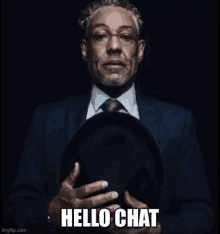 Gustavo Hello Chat GIF - Gustavo Hello Chat Meme GIFs