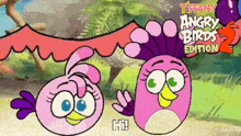 Tiffany Angry Birds 2 Edition Stella Says Hi GIF - Tiffany Angry Birds 2 Edition Stella Says Hi GIFs