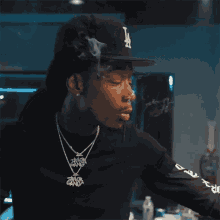 Smoking Wiz Khalifa GIF - Smoking Wiz Khalifa Aint Shit Free Song GIFs