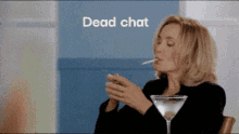 Jessica Lange Dead Chat GIF - Jessica Lange Dead Chat Lol Emote GIFs