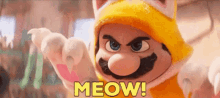 Mario Meow GIF - Mario Meow Cat GIFs