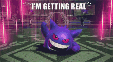Gengar Gengar Pokemon GIF - Gengar Gengar Pokemon Get Real GIFs