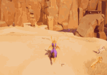 dragon spyro jumping running video game
