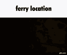 edcord trolling ferry location sea