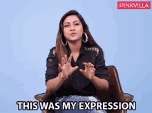 This Was My Expression Reem Shaikh GIF - This Was My Expression Reem Shaikh Pinkvilla GIFs