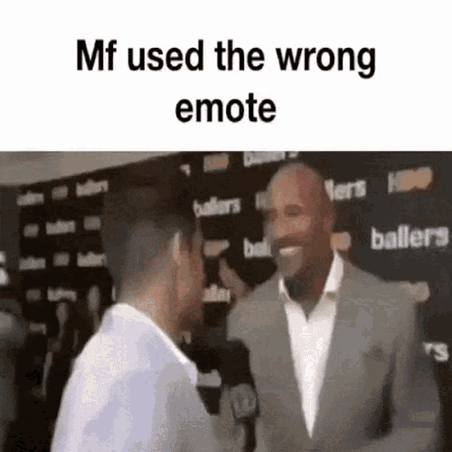 The rock uses the wrong emote - Imgflip