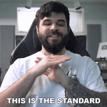This Is The Standard Andrew Baena GIF - This Is The Standard Andrew Baena This Is The Usual Practice GIFs