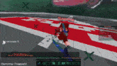 a screenshot of a minecraft game shows a character named aleexide