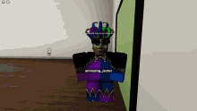 a screenshot of a video game with annoying jester written on it