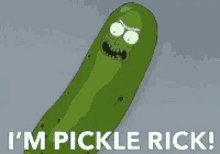 Rick And Morty Im Pickle Rick GIF - Rick And Morty Im Pickle Rick Pickles GIFs