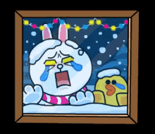 Cony And Sally Cold GIF - Brown Cony Line GIFs