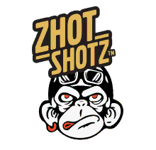zhotshotz zhot monkey logo animated