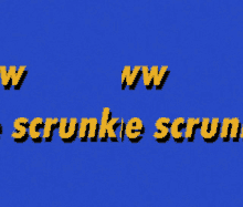 cursed scrunkly