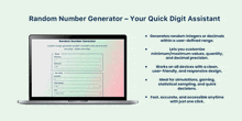 a laptop screen displays a random number generator