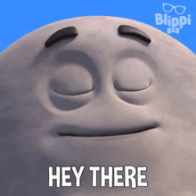 Hey There Wayne The Boulder GIF - Hey There Wayne The Boulder Blippi GIFs
