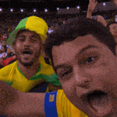 Brazil Fans Confederación Brasileña De Fútbol GIF - Brazil Fans Confederación Brasileña De Fútbol Festejo GIFs