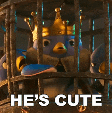 Hes Cute Penguin King GIF - Hes Cute Penguin King The Super Mario Bros Movie GIFs