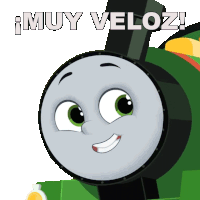 Muy Veloz Percy Sticker - Muy Veloz Percy Thomas And Friends Stickers