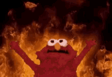 Elmo Fire GIF - Elmo Fire GIFs