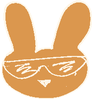Bunny Cool Sticker - Bunny Cool Stickers