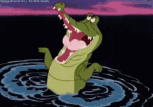 excited crocodile disney