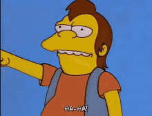 Nelson Munz Ha Ha GIF - Nelson Munz Ha Ha Simpsons GIFs