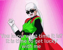 you know what time it is it is time get lucky