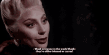 Lady Gaga Blessed GIF - Lady Gaga Blessed Cursed GIFs