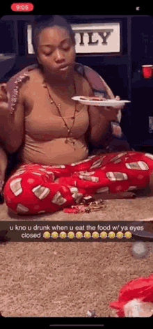 Eating Drunk GIF - Eating Drunk Eyes Closed GIFs