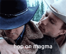 Brokeback Mountain Hop On Magma GIF - Brokeback Mountain Hop On Magma Hop On GIFs