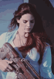 Lana Del Rey Gun GIF - Lana Del Rey Gun Pretty GIFs