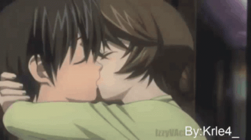 Cartoon Anime Kiss GIFs | Tenor