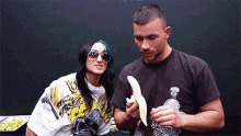 Kris Statlander Eat Banana GIF - Kris Statlander Eat Banana Daniel Garcia GIFs