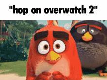 Angry Birds Hop On GIF - Angry Birds Hop On Overwatch2 GIFs