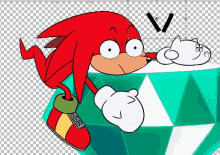 angry master emerald knuckles eyebrows