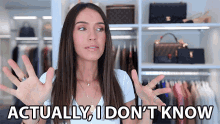 Actually I Dont Know Shea Whitney GIF - Actually I Dont Know Shea Whitney I Dont Know GIFs