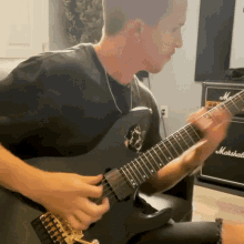 Strumming Cole Rolland GIF - Strumming Cole Rolland Guitar Solo GIFs