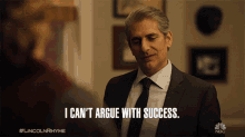 i cant argue with success michael imperioli detective michael sellitto lincoln rhyme successful