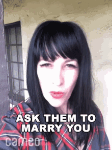 Ask Them To Marry You Grey Delisle Griffin GIF - Ask Them To Marry You Grey Delisle Griffin Cameo GIFs