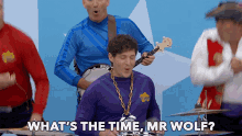 Whats The Time Mr Wolf What Time Is It GIF - Whats The Time Mr Wolf What Time Is It Asking GIFs